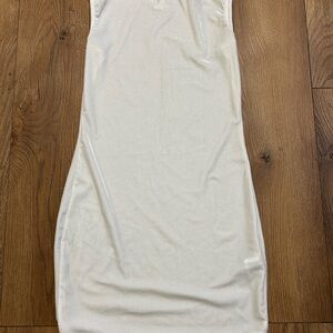 Missguided+ White Midi Dress